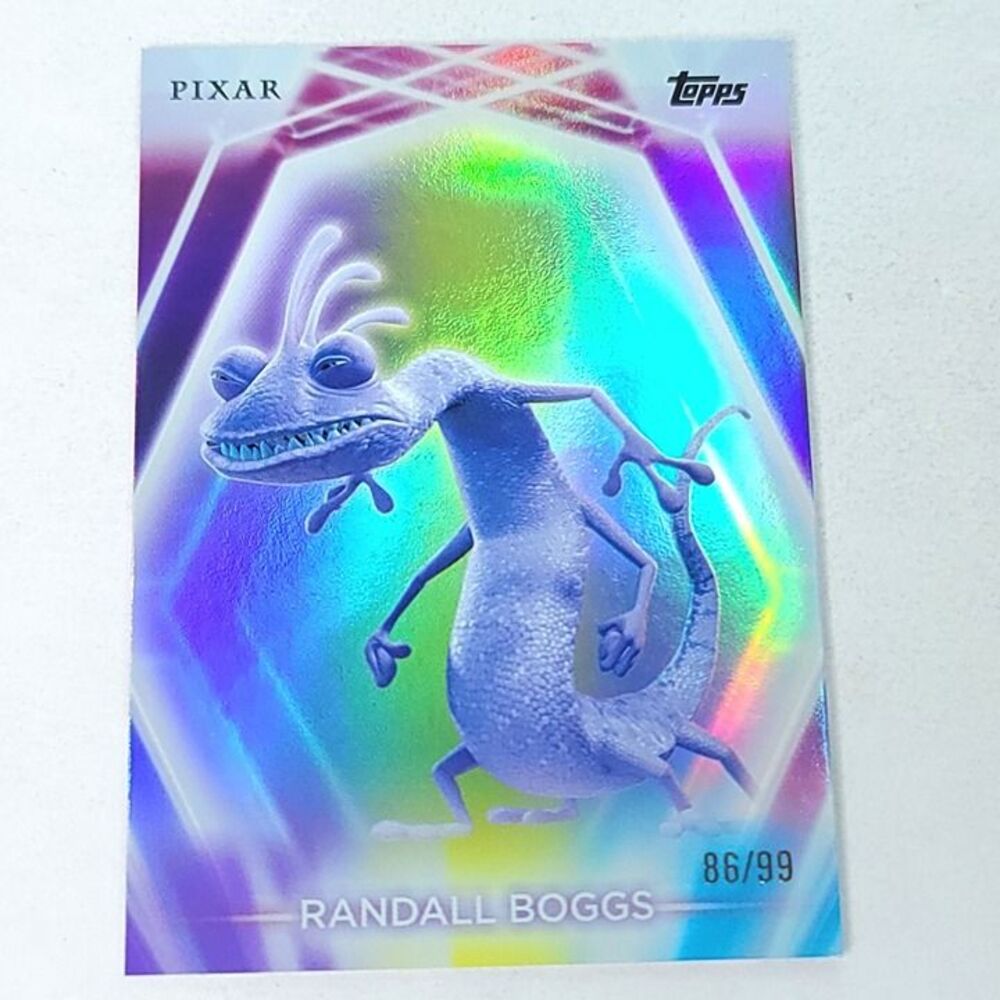 Randall Boggs Topps 2026 Disney Neon Holo Parallel Refractor Limited 86/99